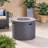 30.75 Inches Deep Fireplace, 40,000 , Dark Grey, Quick Setup Process Fire Table, Deep, Assembly