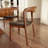 7Pcs Modern Round Kitchen Dining Table Set,With 6 Upholstered Dining Chairs-1445867343