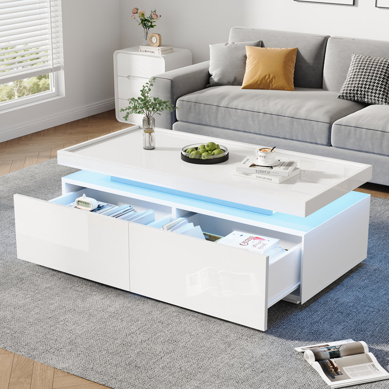 Frame Coffee Table with Storage