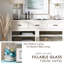 Lampe de table en verre Treyton