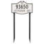 Colonial 1-Line Wall Address Plaque-2099916166