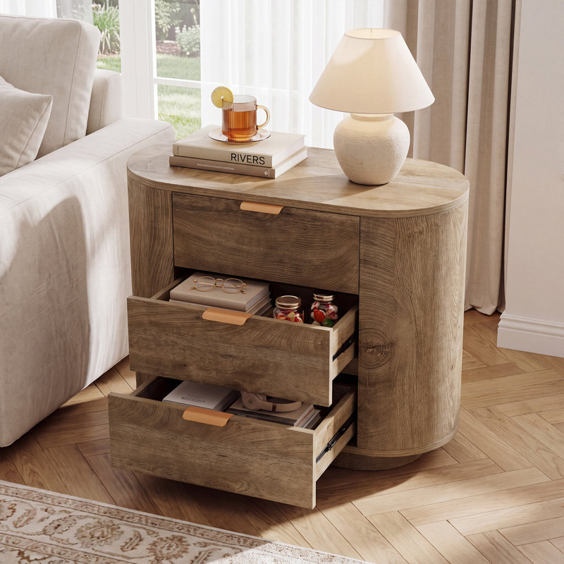 35.43 " W Standard Drawer Nightstand