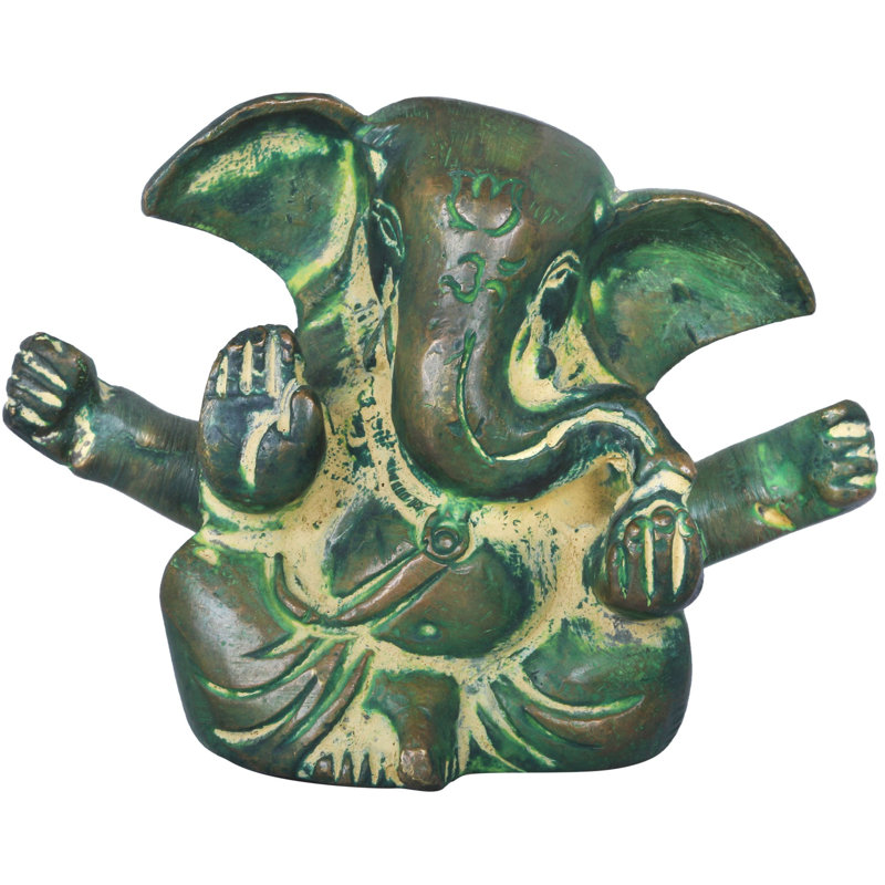 Religious & Spiritual Figurines & Sculptures, Green/Chola