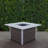42.99'' Square Aluminum Fire Pit Accessory