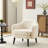 27.8" H Upholstered Corduroy Armchair-1204934595