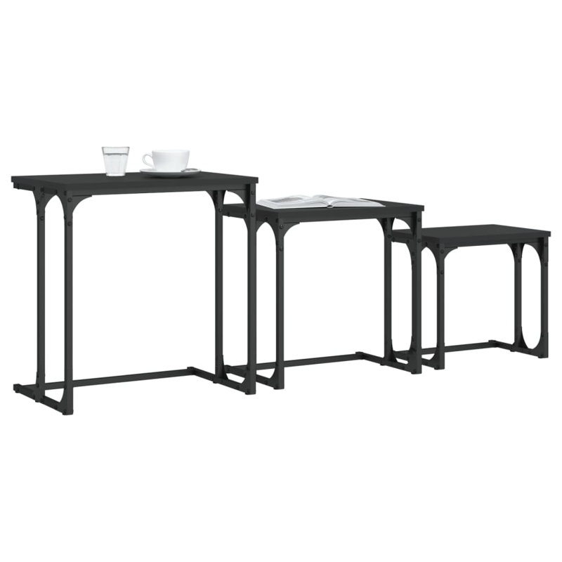 Nursal Frame Coffee Table, Black
