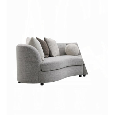 Ivria Sectional Sofa Component Lf Curve Loveseat