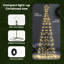  LED Christmas Tree with 390 LEDs 250 cm Iron-1363244556