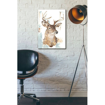 «Modern Deer Mount I» par Ethan Harper, art mural sur toile