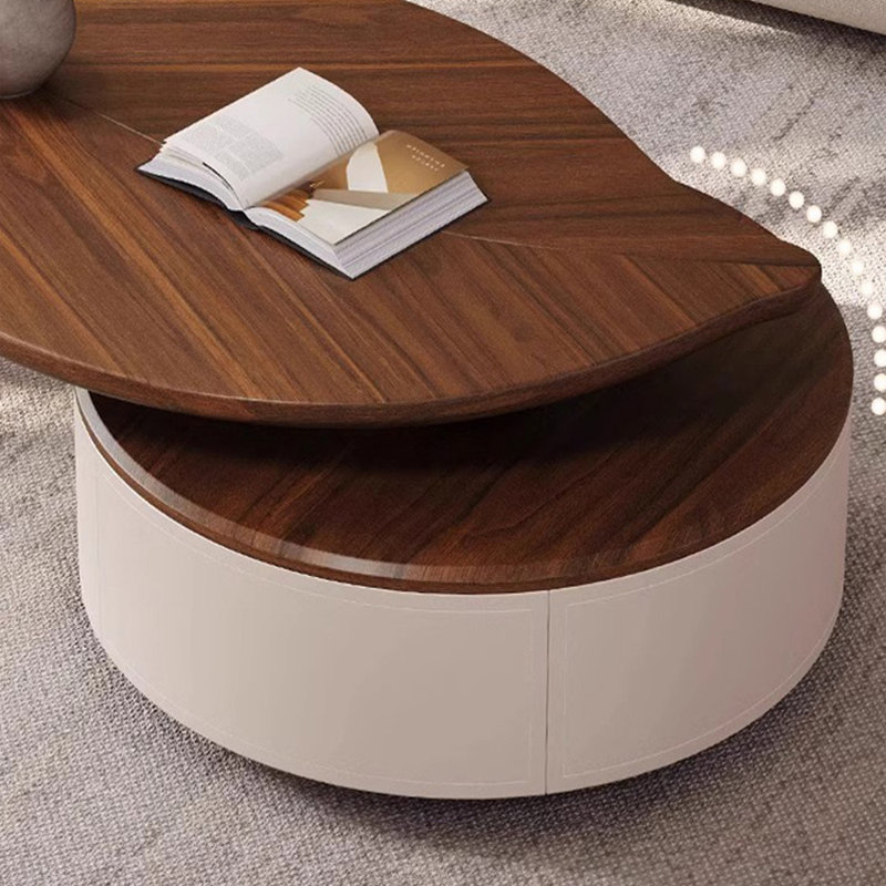 Mobilier de salon rétro - table basse unique, 13,38 po H x 55,11 po L x 27,55 po l