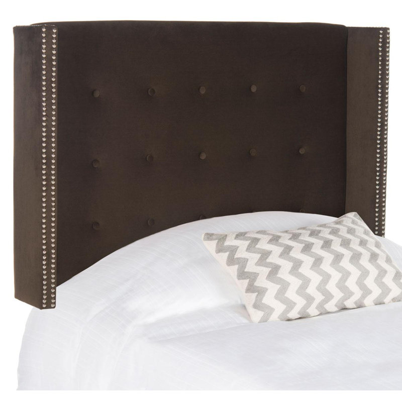 Tête de lit Grand rembourré wingback Nadene