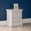 Dial 50cm W Solid Wood Bedside Table-97701683