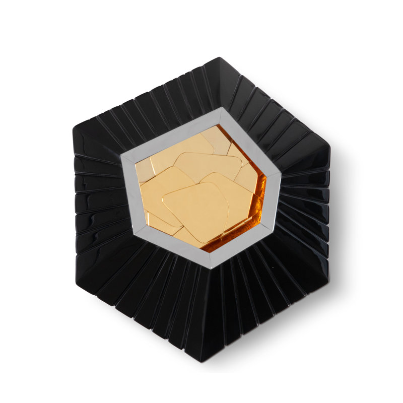 Hex Wall Décor, 10" H x 4" W x 12" D