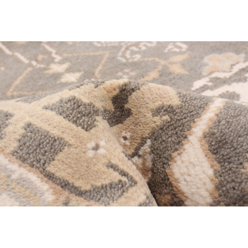 Tapis de couloir gris foncé en laine New Age One-of-a-Kind 2 pi 5 po x 9 pi Alloro