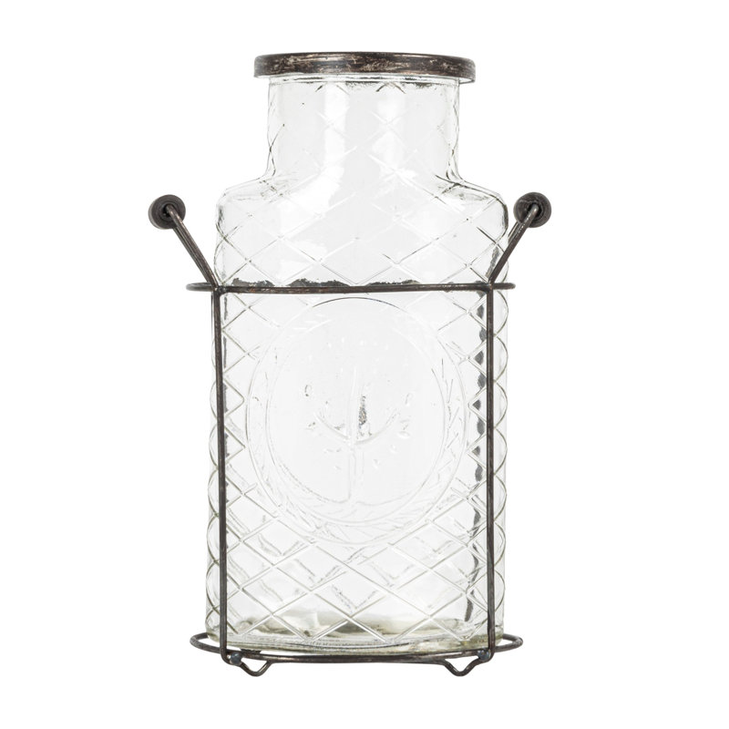 Glass Table Vase, 10.5"