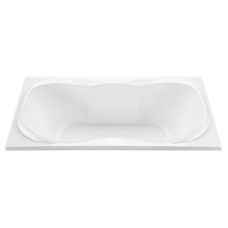 Baignoire de trempage en acrylique Tranquility 2 - 72 x 42, Blanc