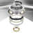 23.5'' L x 23.75'' W Silver Freestanding Service Sink