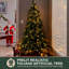 Demi-arbre de Noël pré-éclairé-391691429