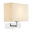 Staunton 17cm H Fabric Rectangle Wall Sconce Shade ( Screw On ) in Cream