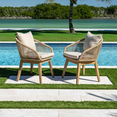 Ensemble de 2 fauteuils de salle à manger Panama Jack Panama
