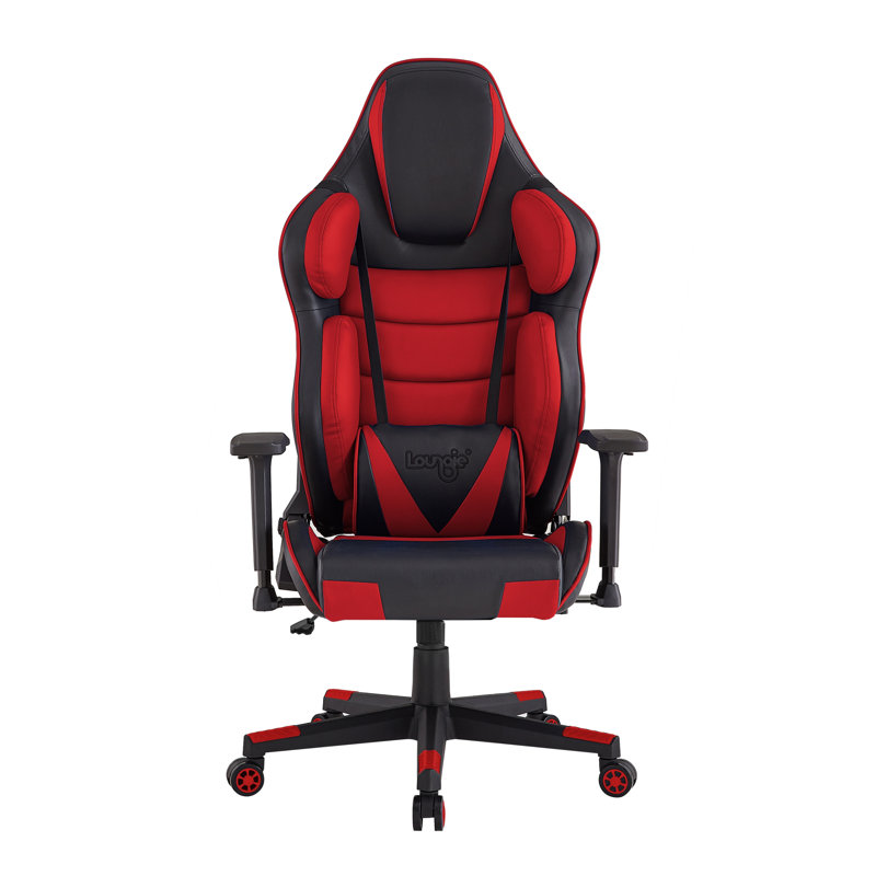 Fauteuil inclinable, ergonomique et pivotant Loungie, Rouge