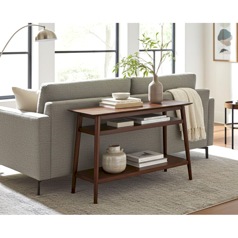Offerman 46'' Solid Wood Console Table, Walnut