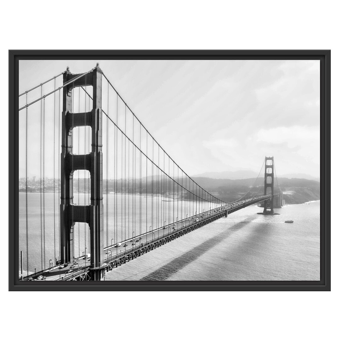 Gerahmtes Wandbild Golden Gate Bridge, San Francisco