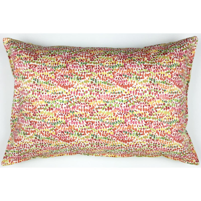 Housse et insert de coussin rectangulaire Vortex Sherbet, Orangé