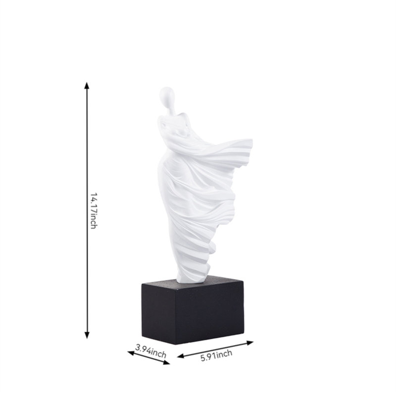 Artistic Ornament, White