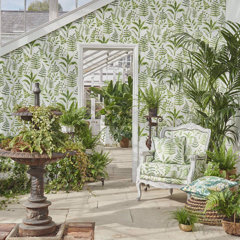 Brackden Marianne 10.05m x 52cm Matte Wallpaper Roll, Forest
