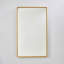 Nakira Solid Wood Rectangle Wall Mirror