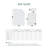 Lacoste Slice Cotton Percale Sheet Set, Cooling & Breathable Bedding, Deep Pocket Fitted Sheet, Sleet, Twin XL-37403786-37403783