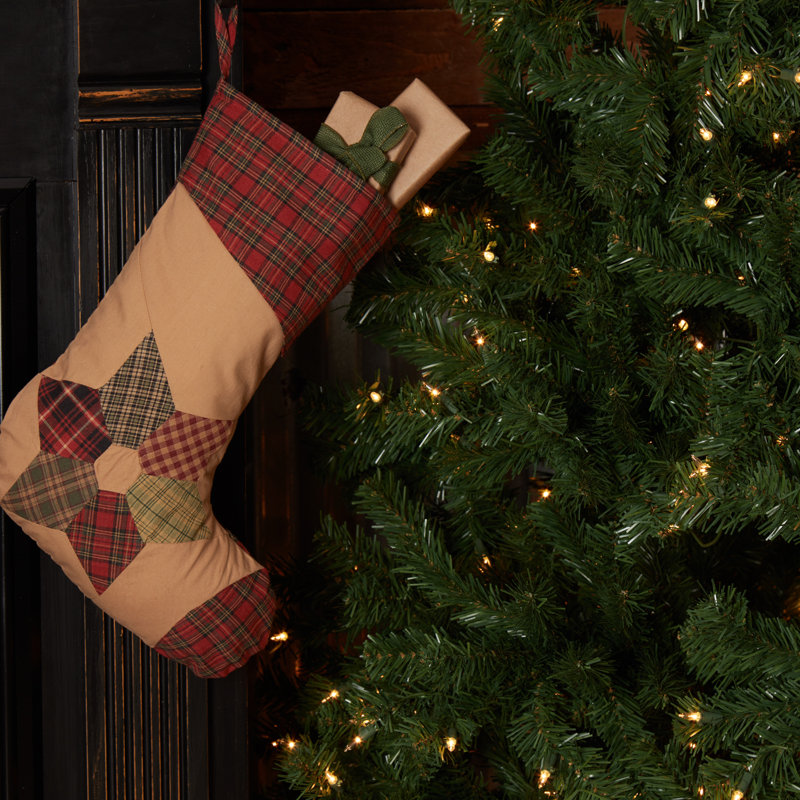Festive Finds Stocking, 15" H x 11" W