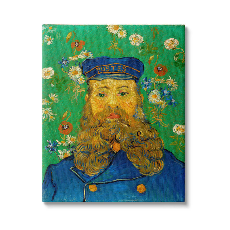 Portrait de Joseph Roulin Van Gogh, estampe numérique de One1000paintings, H 30 po x l 24 po x P 1,5 po, Toile tendue