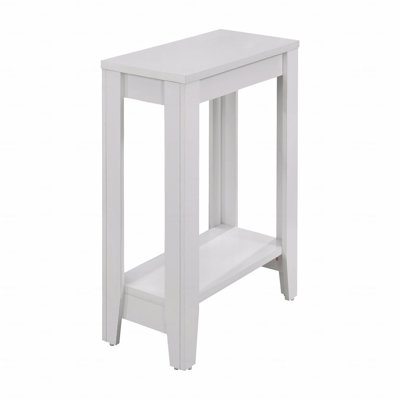 Accent Table, Side, End, Nightstand (Bedside Side Table), Lamp, Laminate, Transitional