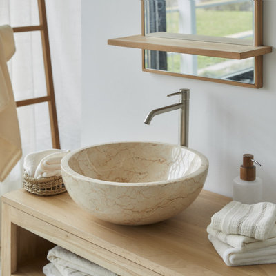 Skins Stone Circular Bathroom Sink