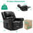 Heated Massage Swivel Rocking Recliner-1963448122