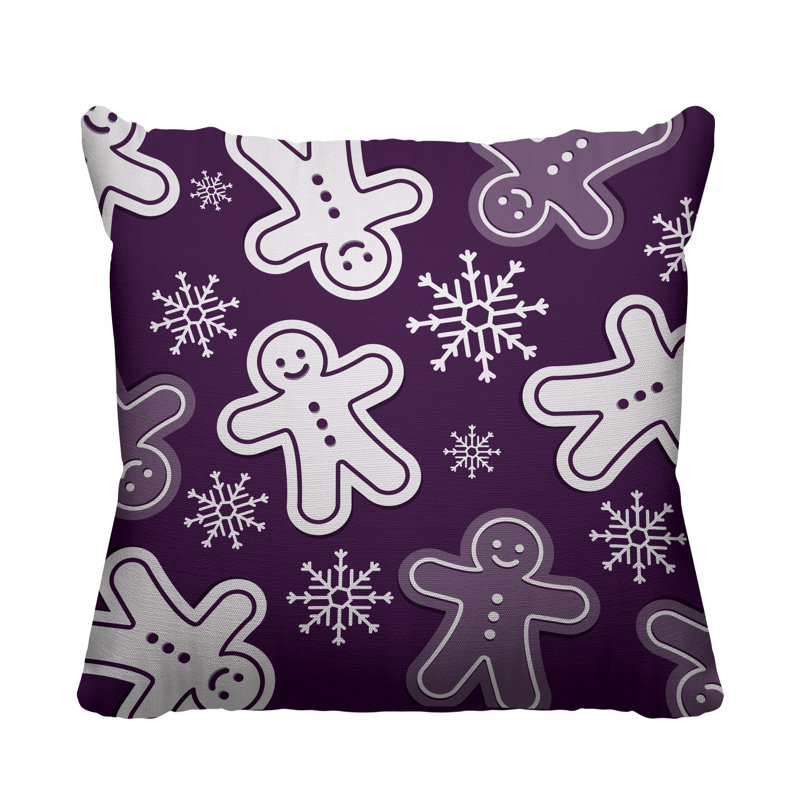 Coussin Holiday, L 17 po x H 17 po, Mauve