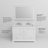 Dukes 48 in. W x 22 in. D Double Bath Vanity and 46 in. Mirror-74093205-112871487