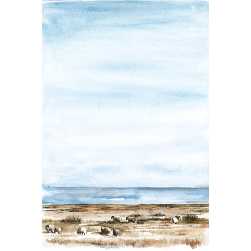 Scottish Ewes II by Jennifer Paxton Parker - Wrapped Canvas Painting, 46cm H x 30cm W