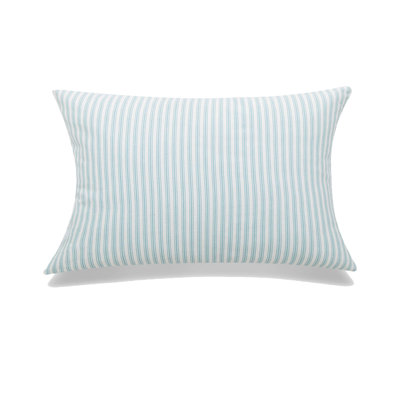 Striped With Microgel Feather-Like Insert Pillow