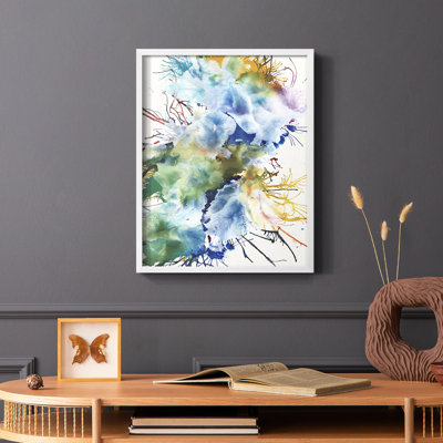 Like An Iris I Framed Print - Solid Wood