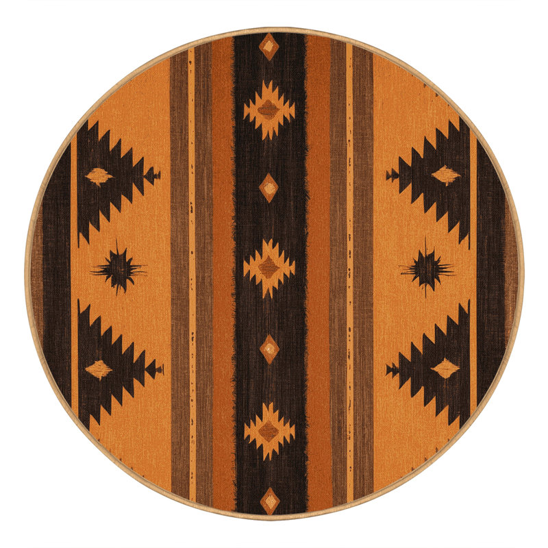 Nomadic Solace Rug, Round 5'