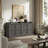 Helio 34'' Sideboard With Adjustable Shelf and Safe Round Corners-606683528-635600535