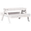 Raemoore Rectangular Solid Wood Outdoor Picnic Table-356513888-356513895