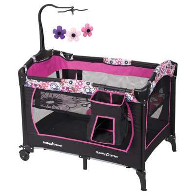 Floral Garden Bassinet with Mattress