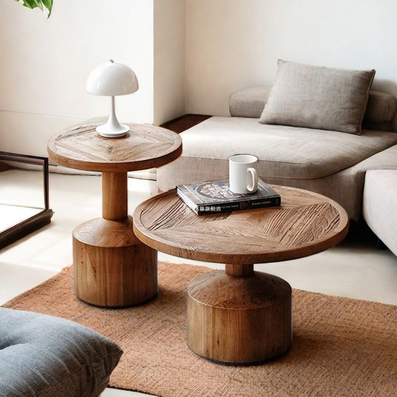 Table basse Old Elm Parquet