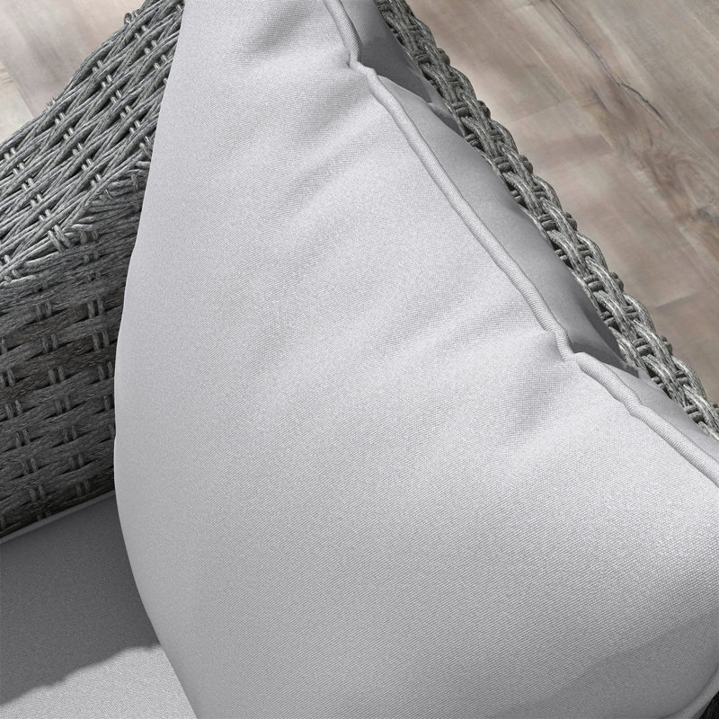 Outdoor Dining Chair Cushion, Grey