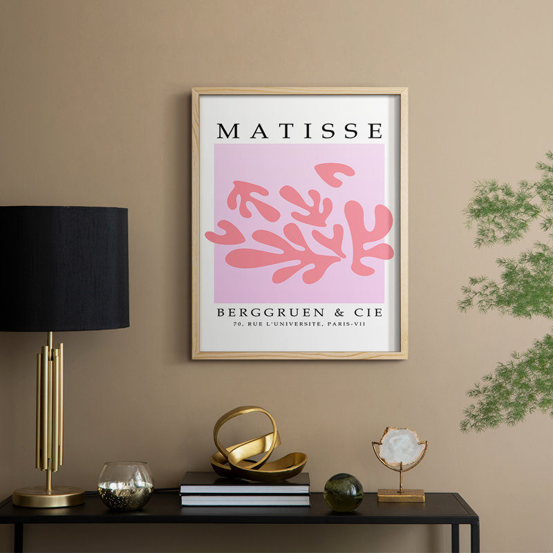Matisse LXXXI Framed Print Framed Print - Solid Wood, 15" H x 12" W