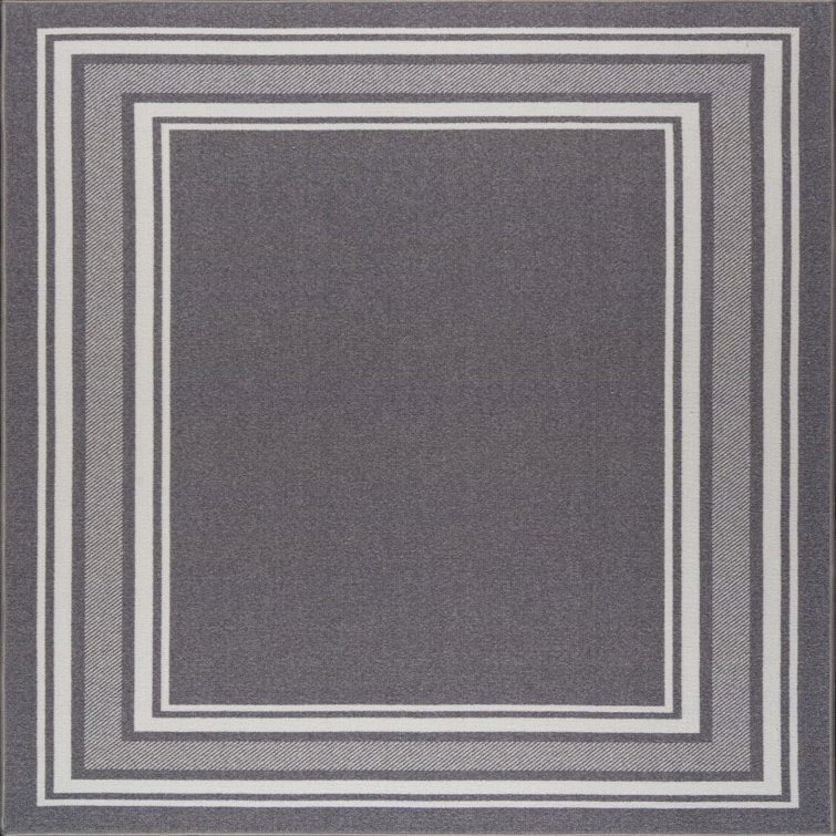 Quinter Gray Non-Slip Area Rug